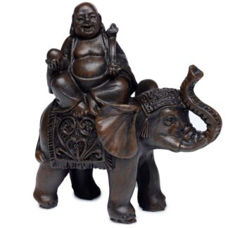 Geluk Boeddha op olifant