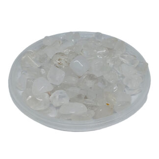 Bergkristal trommelstenen - ca. 100 gr. - ca. 8 – 12 mm