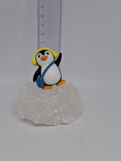 AdelaArT – Mountain Gemstone Pinguïn – edelsteen bergje met Pinguïn – Collectors Item - Pinguïn PM 03